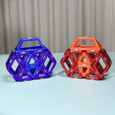 DIY 3D Kids Creative Magnetic Diy بلوک های ساختمانی شکل کیف کاشی های مغناطیسی